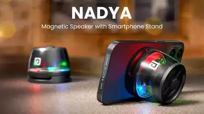 Portronics Nadya: The Magnetic Bluetooth Speaker That Redefines Portability and Functionality