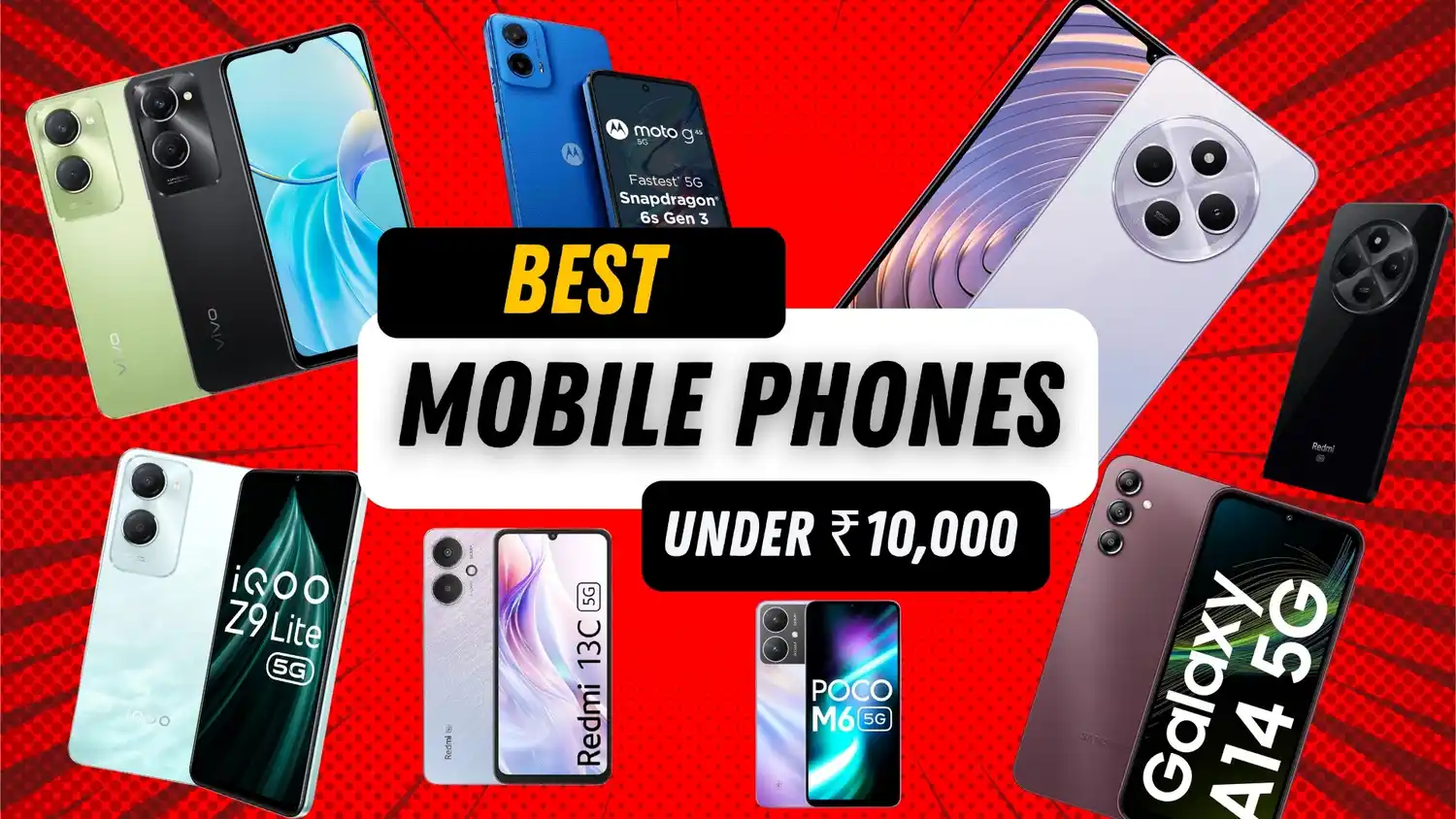 Best Phones Under ₹10,000 in 2025 – Top 5 Picks!